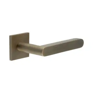 CR-101B2AB Frelan Hardware CRES Unsprung &lpar;Square Rose&rpar; Door Handle Antique Brass &lpar;SS316&rpar;