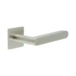 CR-101B2SSS Frelan Hardware CRES Unsprung &lpar;Square Rose&rpar; Door Handle Satin Stainless Steel &lpar;SS316&rpar;