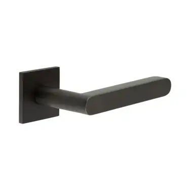 Click Here To Enlarge This Photo Of CR-101B3DB Frelan Hardware CRES Fixed Dead &lpar;Square Rose&rpar; Door Handle Dark Bronze &lpar;SS316&rpar;