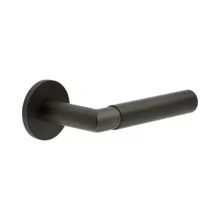 CR-102A1DB Frelan Hardware CRES Sprung &lpar;Round Rose&rpar; Door Handle Dark Bronze &lpar;SS316&rpar;