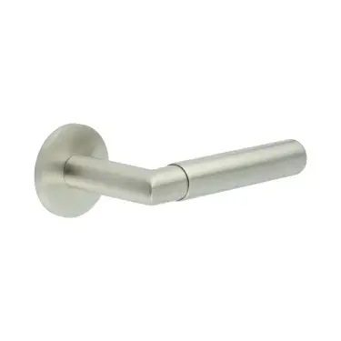 Click Here To Enlarge This Photo Of CR-102A3SSS Frelan Hardware CRES Fixed Dead &lpar;Round Rose&rpar; Door Handle Satin Stainless Steel &lpar;SS316&rpar;