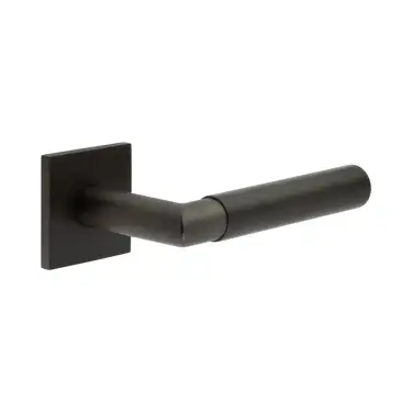 Click Here To Enlarge This Photo Of CR-102B1DB Frelan Hardware CRES Sprung &lpar;Square Rose&rpar; Door Handle Dark Bronze &lpar;SS316&rpar;