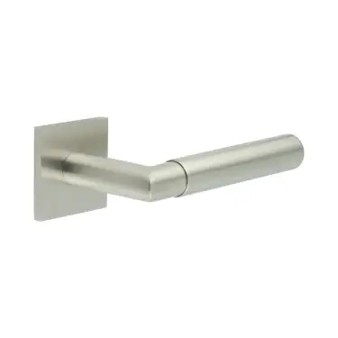 Click Here To Enlarge This Photo Of CR-102B1SSS Frelan Hardware CRES Sprung &lpar;Square Rose&rpar; Door Handle Satin Stainless Steel &lpar;SS316&rpar;