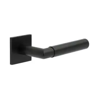 CR-102B2MB Frelan Hardware CRES Unsprung &lpar;Square Rose&rpar; Door Handle Black &lpar;SS316&rpar;