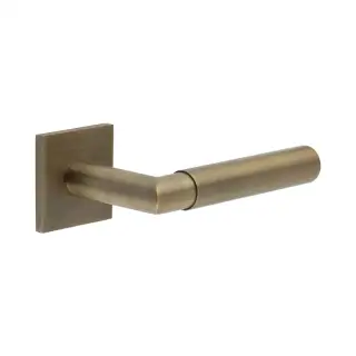 CR-102B3AB Frelan Hardware CRES Fixed Dead &lpar;Square Rose&rpar; Door Handle Antique Brass &lpar;SS316&rpar;