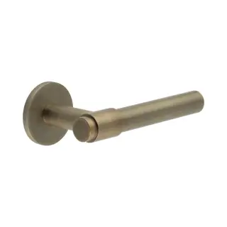 CR-103A1AB Frelan Hardware CRES Sprung &lpar;Round Rose&rpar; Door Handle Antique Brass &lpar;SS316&rpar;