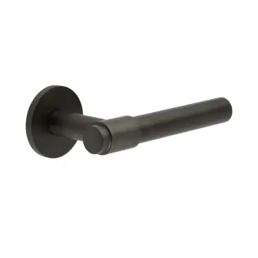 Click Here To Enlarge This Photo Of CR-103A2DB Frelan Hardware CRES Unsprung &lpar;Round Rose&rpar; Door Handle Dark Bronze &lpar;SS316&rpar;