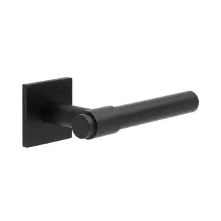 CR-103B1MB Frelan Hardware CRES Sprung &lpar;Square Rose&rpar; Door Handle Black &lpar;SS316&rpar;