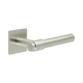 CR-103B1SSS Frelan Hardware CRES Sprung &lpar;Square Rose&rpar; Door Handle Satin Stainless Steel &lpar;SS316&rpar;