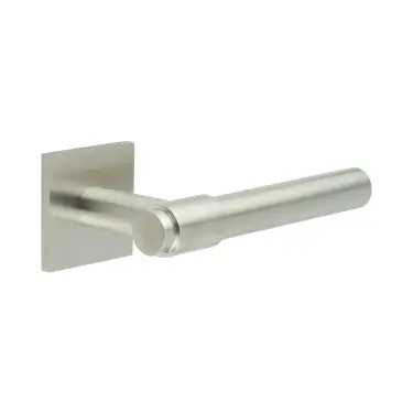 Click Here To Enlarge This Photo Of CR-103B3SSS Frelan Hardware CRES Fixed Dead &lpar;Square Rose&rpar; Door Handle Satin Stainless Steel &lpar;SS316&rpar;
