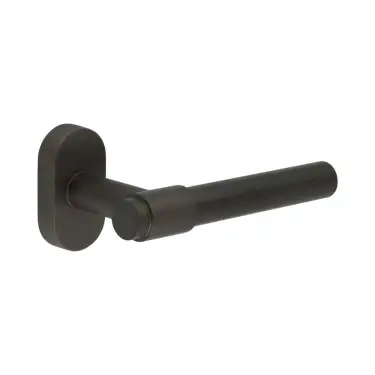 Click Here To Enlarge This Photo Of CR-103C4DB Frelan Hardware CRES Multi Point Oval Rose Door Handle Dark Bronze &lpar;SS316&rpar;