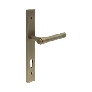 CR-103G4AB Frelan Hardware CRES 92mm Multi Point Backplate Door Handle &lpar;215mm c&sol;c&rpar; Antique Brass &lpar;SS316&rpar;