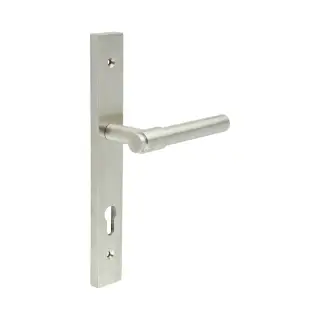 CR-103G4SSS Frelan Hardware CRES 92mm Multi Point Backplate Door Handle &lpar;215mm c&sol;c&rpar; Satin Stainless Steel &lpar;SS316&rpar;