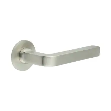 Click Here To Enlarge This Photo Of CR-104A1SSS Frelan Hardware CRES Sprung &lpar;Round Rose&rpar; Door Handle Satin Stainless Steel &lpar;SS316&rpar;