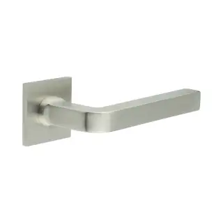 CR-104B2SSS Frelan Hardware CRES Unsprung &lpar;Square Rose&rpar; Door Handle Satin Stainless Steel &lpar;SS316&rpar;