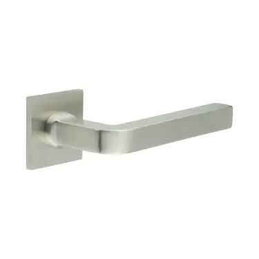 Click Here To Enlarge This Photo Of CR-104B3SSS Frelan Hardware CRES Fixed Dead &lpar;Square Rose&rpar; Door Handle Satin Stainless Steel &lpar;SS316&rpar;