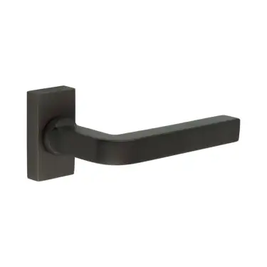 Click Here To Enlarge This Photo Of CR-104D4DB Frelan Hardware CRES Multi Point Rectangular Rose Door Handle Dark Bronze &lpar;SS316&rpar;