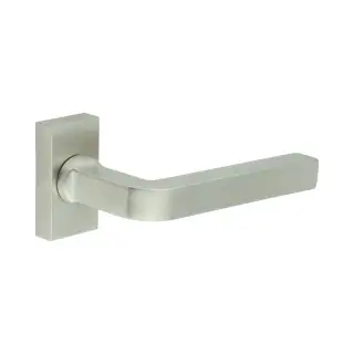 CR-104D4SSS Frelan Hardware CRES Multi Point Rectangular Rose Door Handle Satin Stainless Steel &lpar;SS316&rpar;