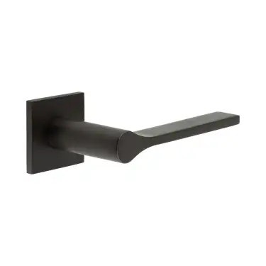 Click Here To Enlarge This Photo Of CR-105B1DB Frelan Hardware CRES Sprung &lpar;Square Rose&rpar; Door Handle Dark Bronze &lpar;SS316&rpar;