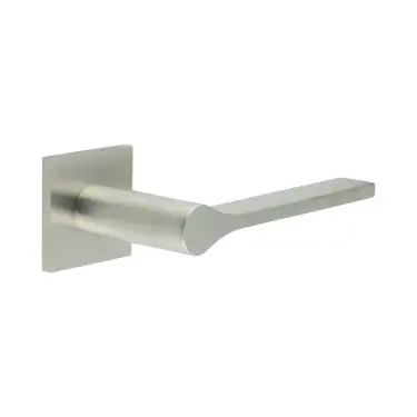 Click Here To Enlarge This Photo Of CR-105B1SSS Frelan Hardware CRES Sprung &lpar;Square Rose&rpar; Door Handle Satin Stainless Steel &lpar;SS316&rpar;