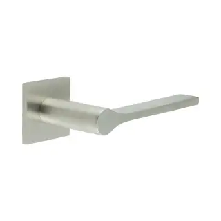 CR-105B2SSS Frelan Hardware CRES Unsprung &lpar;Square Rose&rpar; Door Handle Satin Stainless Steel &lpar;SS316&rpar;
