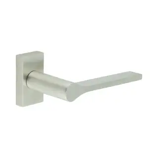 CR-105D4SSS Frelan Hardware CRES Multi Point Rectangular Rose Door Handle Satin Stainless Steel &lpar;SS316&rpar;