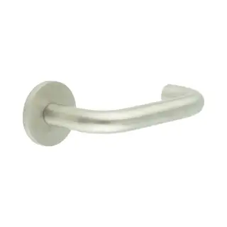 CR-106A2SSS Frelan Hardware CRES Unsprung &lpar;Round Rose&rpar; Door Handle Satin Stainless Steel &lpar;SS316&rpar;