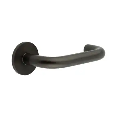 Click Here To Enlarge This Photo Of CR-106A3DB Frelan Hardware CRES Fixed Dead &lpar;Round Rose&rpar; Door Handle Dark Bronze &lpar;SS316&rpar;