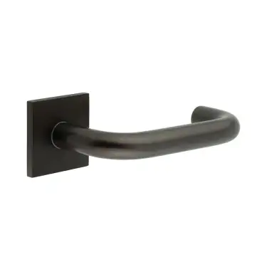 Click Here To Enlarge This Photo Of CR-106B3DB Frelan Hardware CRES Fixed Dead &lpar;Square Rose&rpar; Door Handle Dark Bronze &lpar;SS316&rpar;