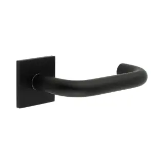 CR-106B3MB Frelan Hardware CRES Fixed Dead &lpar;Square Rose&rpar; Door Handle Black &lpar;SS316&rpar;
