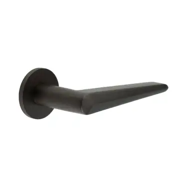 Click Here To Enlarge This Photo Of CR-107A1DB Frelan Hardware CRES Sprung &lpar;Round Rose&rpar; Door Handle Dark Bronze &lpar;SS316&rpar;