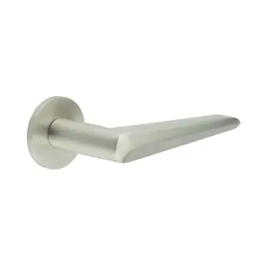 Click Here To Enlarge This Photo Of CR-107A3SSS Frelan Hardware CRES Fixed Dead &lpar;Round Rose&rpar; Door Handle Satin Stainless Steel &lpar;SS316&rpar;