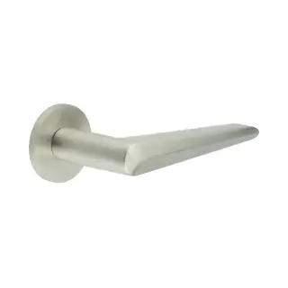 CR-107A3SSS Frelan Hardware CRES Fixed Dead &lpar;Round Rose&rpar; Door Handle Satin Stainless Steel &lpar;SS316&rpar;
