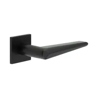 CR-107B3MB Frelan Hardware CRES Fixed Dead &lpar;Square Rose&rpar; Door Handle Black &lpar;SS316&rpar;