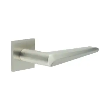 Click Here To Enlarge This Photo Of CR-107B3SSS Frelan Hardware CRES Fixed Dead &lpar;Square Rose&rpar; Door Handle Satin Stainless Steel &lpar;SS316&rpar;
