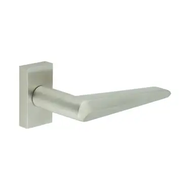 Click Here To Enlarge This Photo Of CR-107D4SSS Frelan Hardware CRES Multi Point Rectangular Rose Door Handle Satin Stainless Steel &lpar;SS316&rpar;