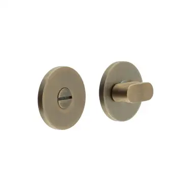 Click Here To Enlarge This Photo Of CR-801A7AB Frelan Hardware CRES Thumb Turn & Release &lpar;Round Rose&rpar; Antique Brass &lpar;SS316&rpar;