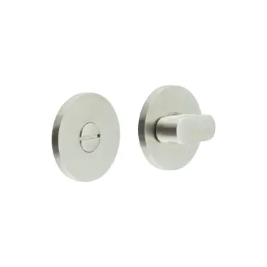 Click Here To Enlarge This Photo Of CR-801A7SSS Frelan Hardware CRES Thumb Turn & Release &lpar;Round Rose&rpar; Satin Stainless Steel &lpar;SS316&rpar;