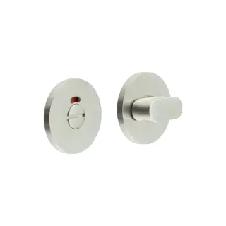 CR-801AJ7SSS Frelan Hardware CRES Thumb Turn & Release &lpar;Round Rose&rpar; with Indicator Satin Stainless Steel &lpar;SS316&rpar;