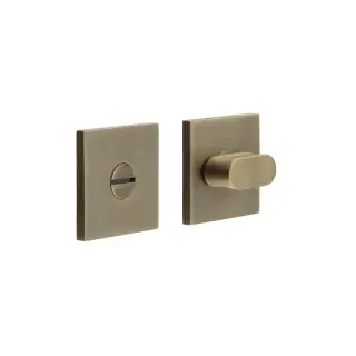 CR-801B7AB Frelan Hardware CRES Thumb Turn & Release &lpar;Square Rose&rpar; Antique Brass &lpar;SS316&rpar;