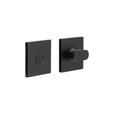 Click Here To Enlarge This Photo Of CR-801B7MB Frelan Hardware CRES Thumb Turn & Release &lpar;Square Rose&rpar; Black &lpar;SS316&rpar;