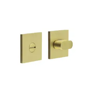 CR-801B7SB Frelan Hardware CRES Thumb Turn & Release &lpar;Square Rose&rpar; Satin Brass &lpar;SS316&rpar;