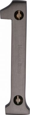 Click Here To Enlarge This Photo Of C1560 1-MB Heritage Brass Numeral 1 Face Fix 76mm &lpar;3"&rpar; Matt Bronze Finish