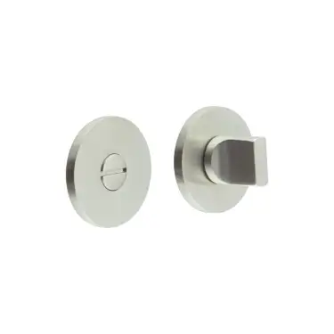Click Here To Enlarge This Photo Of CR-802A7SSS Frelan Hardware CRES Thumb Turn & Release &lpar;Round Rose&rpar; Satin Stainless Steel &lpar;SS316&rpar;