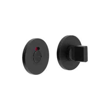 Click Here To Enlarge This Photo Of CR-802AJ7MB Frelan Hardware CRES Thumb Turn & Release &lpar;Round Rose&rpar; with Indicator Black &lpar;SS316&rpar;