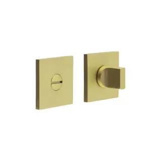 CR-802B7SB Frelan Hardware CRES Thumb Turn & Release &lpar;Square Rose&rpar; Satin Brass &lpar;SS316&rpar;