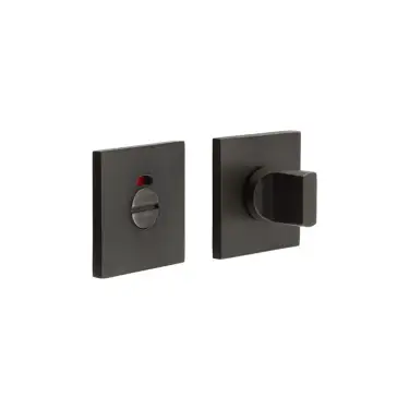 Click Here To Enlarge This Photo Of CR-802BK7DB Frelan Hardware CRES Thumb Turn & Release &lpar;Square Rose&rpar; with Indicator Dark Bronze &lpar;SS316&rpar;