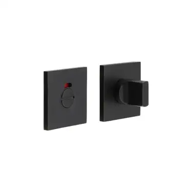 Click Here To Enlarge This Photo Of CR-802BK7MB Frelan Hardware CRES Thumb Turn & Release &lpar;Square Rose&rpar; with Indicator Black &lpar;SS316&rpar;