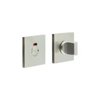 CR-802BK7SSS Frelan Hardware CRES Thumb Turn & Release &lpar;Square Rose&rpar; with Indicator Satin Stainless Steel &lpar;SS316&rpar;
