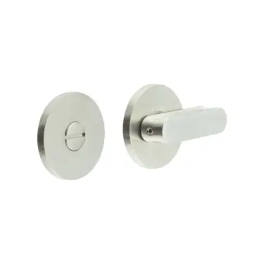 Click Here To Enlarge This Photo Of CR-803A7SSS Frelan Hardware CRES Thumb Turn & Release &lpar;Round Rose&rpar; Satin Stainless Steel &lpar;SS316&rpar;